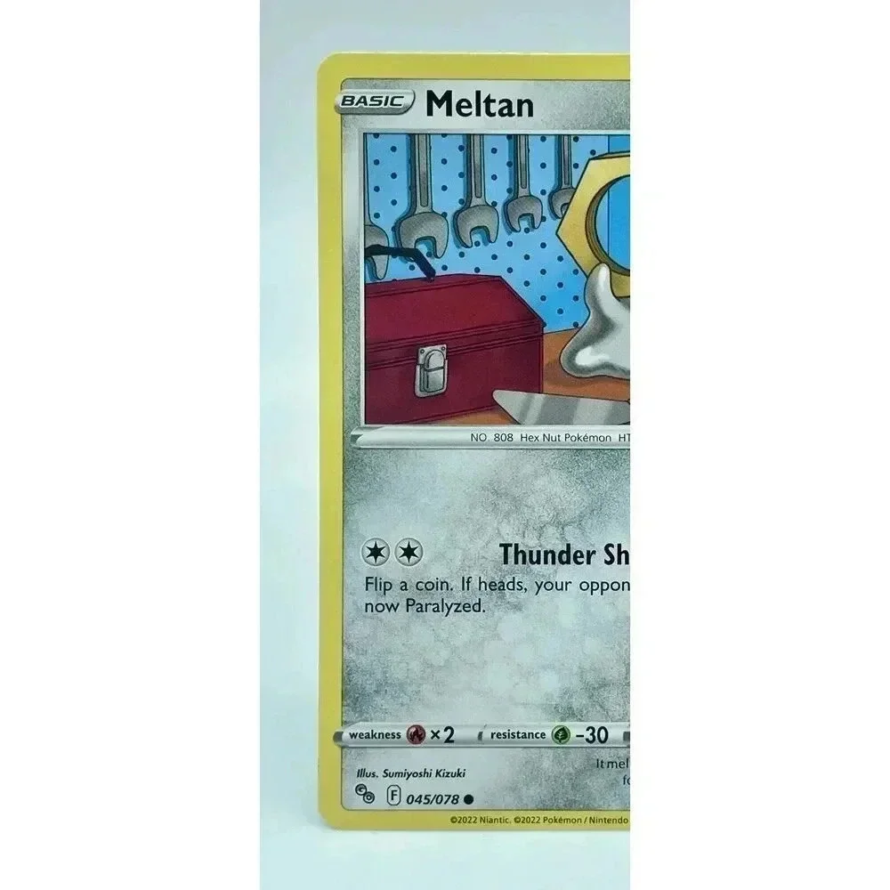 Meltan 045/078 Stamped Pokémon GO Non-Holo Pokémon TCG Mint‎ Unplayed